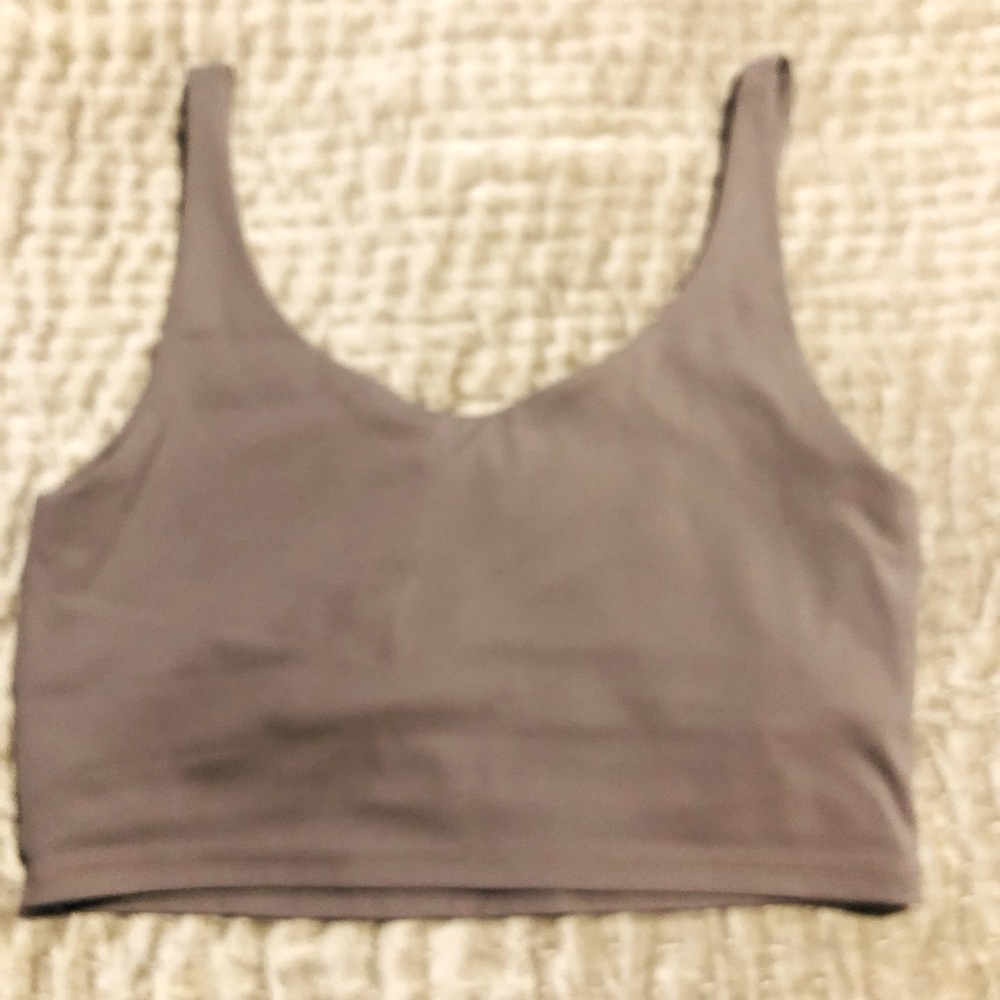Bandier
Taupe small/petite 
crop top sports bra
Worn once
Very supportive